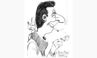 WALTHÉRY. « Hommage à Franquin ».
Dessin...
