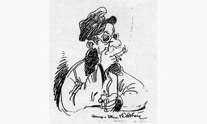 WALTHÉRY. « Hommage à Tillieux ».
Dessin...