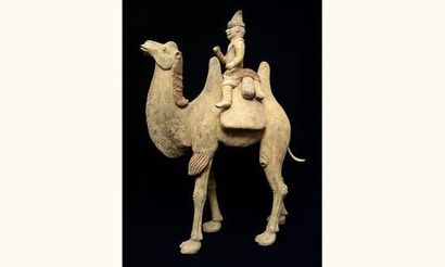 TANG (618-907 ap. J.C.)
Chamelier sur son...