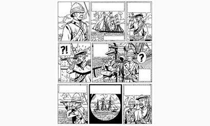MARNIQUET. « Scott et Hasting «.
Encre de...
