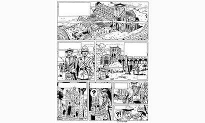 MARNIQUET. « Scott et Hasting «.
Encre de...