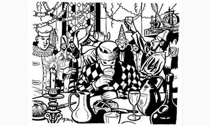MITACQ. (Michel Tacq).
Dessin à l'encre de...