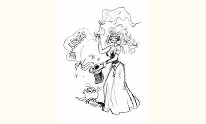 WALTHÉRY.
Dessin à la mine de plomb pour...