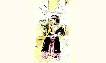 Jeune-Fille sur la Terrasse du Harem
DOLA...