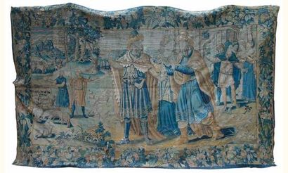 Importante Tapisserie des Flandres, fin XVIe...
