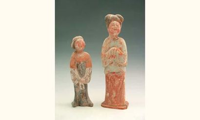 TANG (618 - 907 ap. J.C.)
Dame de cour dite...