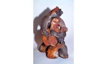 RAÂK
Jeux amoureux
Sculpture raku
Signée...