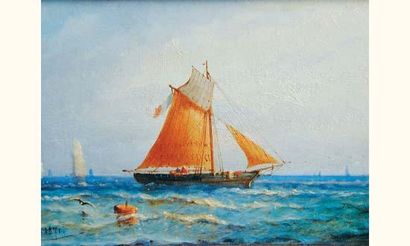 J. F. VERNIER. Ecole Française, fin XIXe...