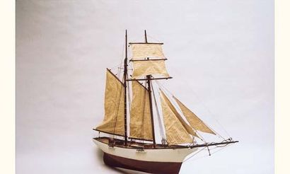 Maquette d'une goélette 