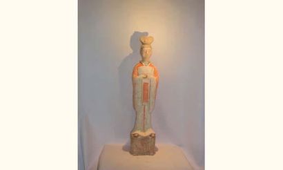 TANG (618 - 907 ap. J.C.)
Lettré debout en...