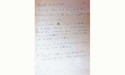 BAINVILLE (Jacques). - Manuscrit de 77 pp.
Composé...