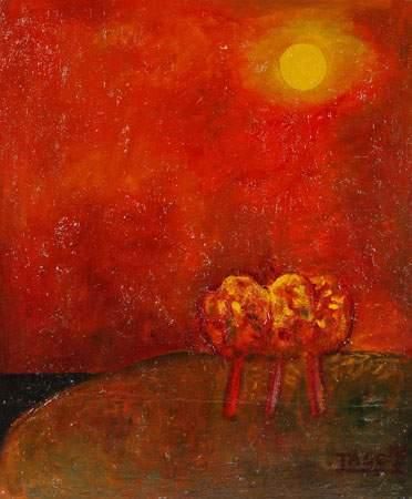 HAIWEN TANG (1927-1991)
Trois arbres et un...