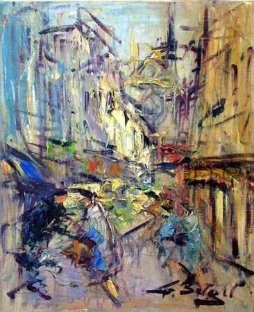 Georges BERGER (1908-1976)
Rue de Seine
Toile.
55...