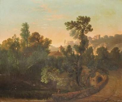 Luis RIGALT
Scene pastorale
Panneau.
46 x...