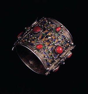 Bracelet berbère Kabylie, Algérie Argent,...
