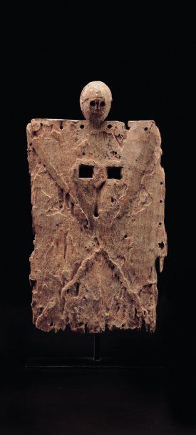 Masque Toussian Burkina Faso Bois à patine...