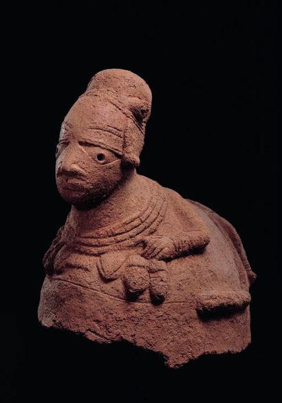 Cloche ou couvercle d'urne Nok Nigeria Terre...