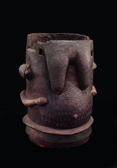 Masque Ventre GELEDE Yoruba Bénin Bois, traces...