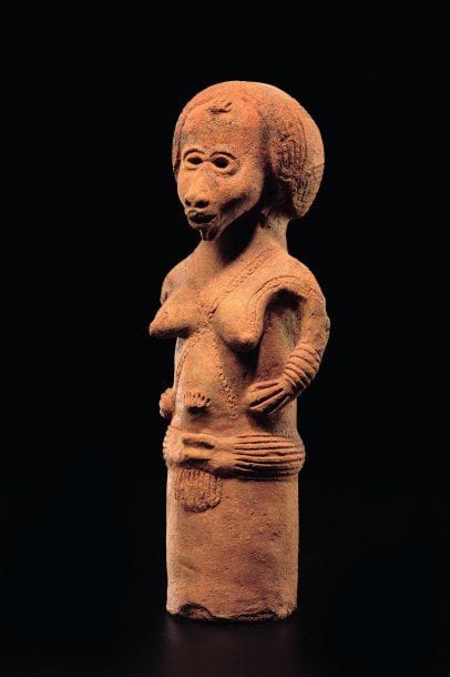 Statue de femme debout Région de Sokoto,...