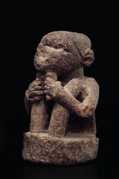 Statue Kissi Sherbro Sierra Leone Pierre...