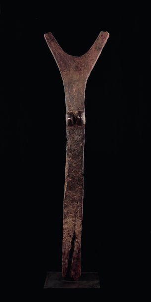 Poteau de TOGUNA, Dogon Mali Bois dur, ancienne...