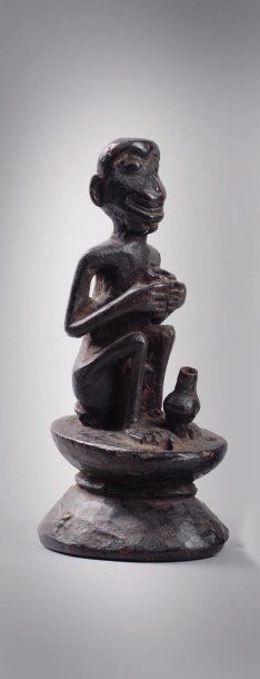 Petite statuette porte encens Himalaya (?)...