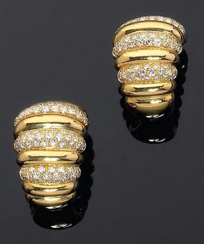Van Cleef & Arpels. Années 1980
Paire de...