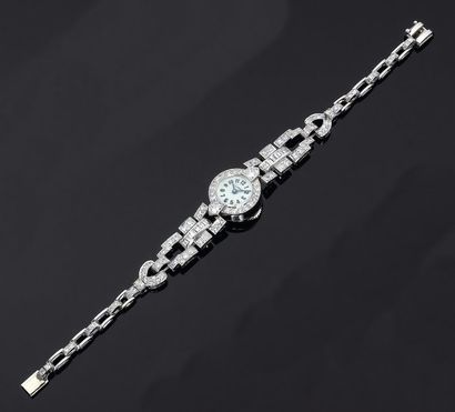Cartier. Années 1935
Montre-bracelet de dame...