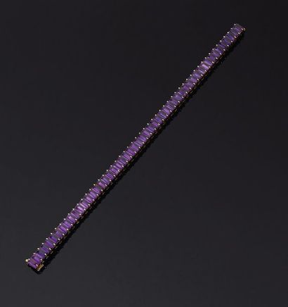 Boucheron. Années 1980
Bracelet ligne orné...