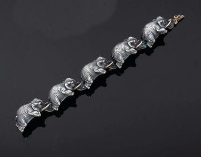Enrico Serafini. Années 1960
Bracelet articulé...