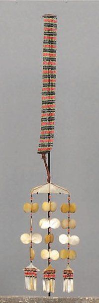 Pendentif Philippine Perles et nacre. Début...
