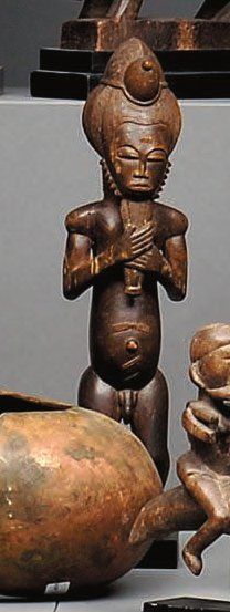 Personnage masculin Baoulé Côte d'Ivoire...