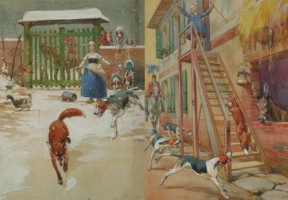 René Berti dit Ribet (1884-1939)
« Le renard...