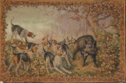 Jules Gelibert (1834-1916)
Ferme de sanglier....