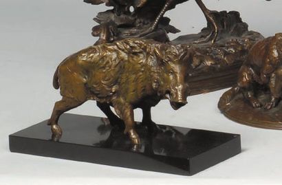 Louis-Albert Carvin (1875-1951)
« Le sanglier...