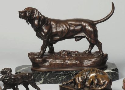 Jules Moigniez (1835-1894)
« Le basset »...