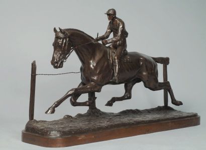 H.R de Vains (1848-1886)
« Trot monté. »...