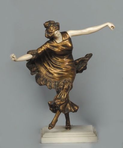 École française (d'après)
Danseuse aux castagnettes....