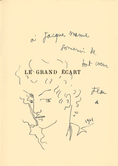 COCTEAU Jean.
LE GRAND ÉCART. Paris, Librairie...