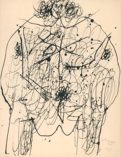 DUBUFFET Jean.
CORPS DE DAMES. LITHOGRAPHIE...