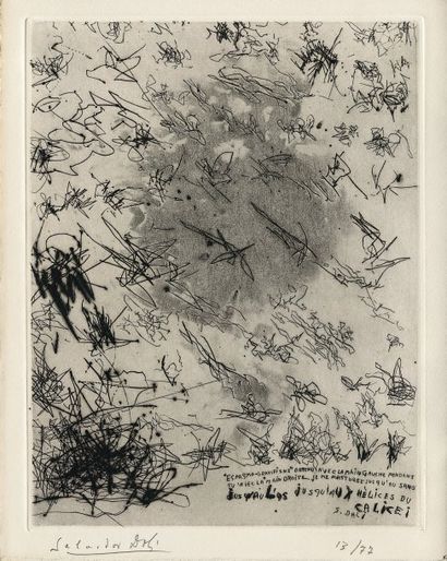 HUGNET Georges. Salvador DALI.
ONAN. Paris,...