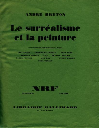 BRETON André.
LE SURRÉALISME ET LA PEINTURE....