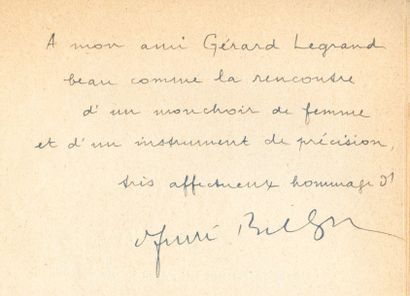 BRETON André.
LA CLÉ DES CHAMPS. Paris, Sagittaire,...
