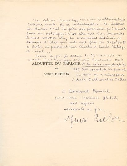 BRETON André. DEHARME Lise. GRACQ Julien....
