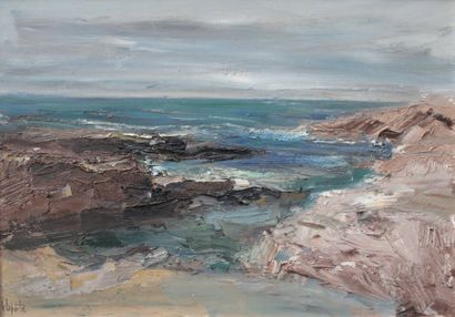 Georges LAPORTE (1926 - 2000)
Bord de mer...