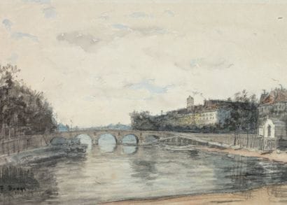 FRANK-BOGGS (1855 - 1926)
Paris, la Seine,...