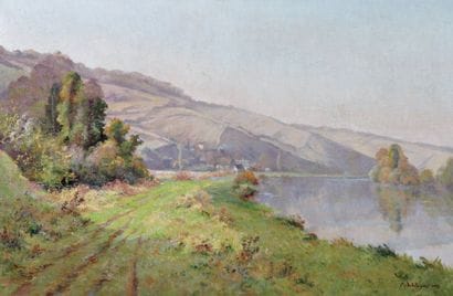 Eugène Jules DELAHOGUE (1867 - c. 1935)
Paysage...