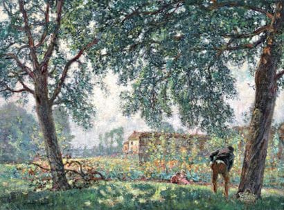 Richard RANFT (1862 - 1931)
Jardinière dans...