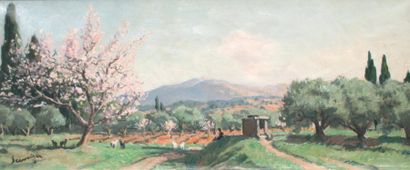 Lucien SEEVAGEN (1887-1959)
Les vignes à...