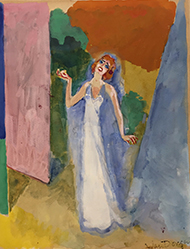 Auction - Kees VAN DONGEN (1877-1968) La Berma in Phèdre (Illustration for Proust, In Search of Lost Time)